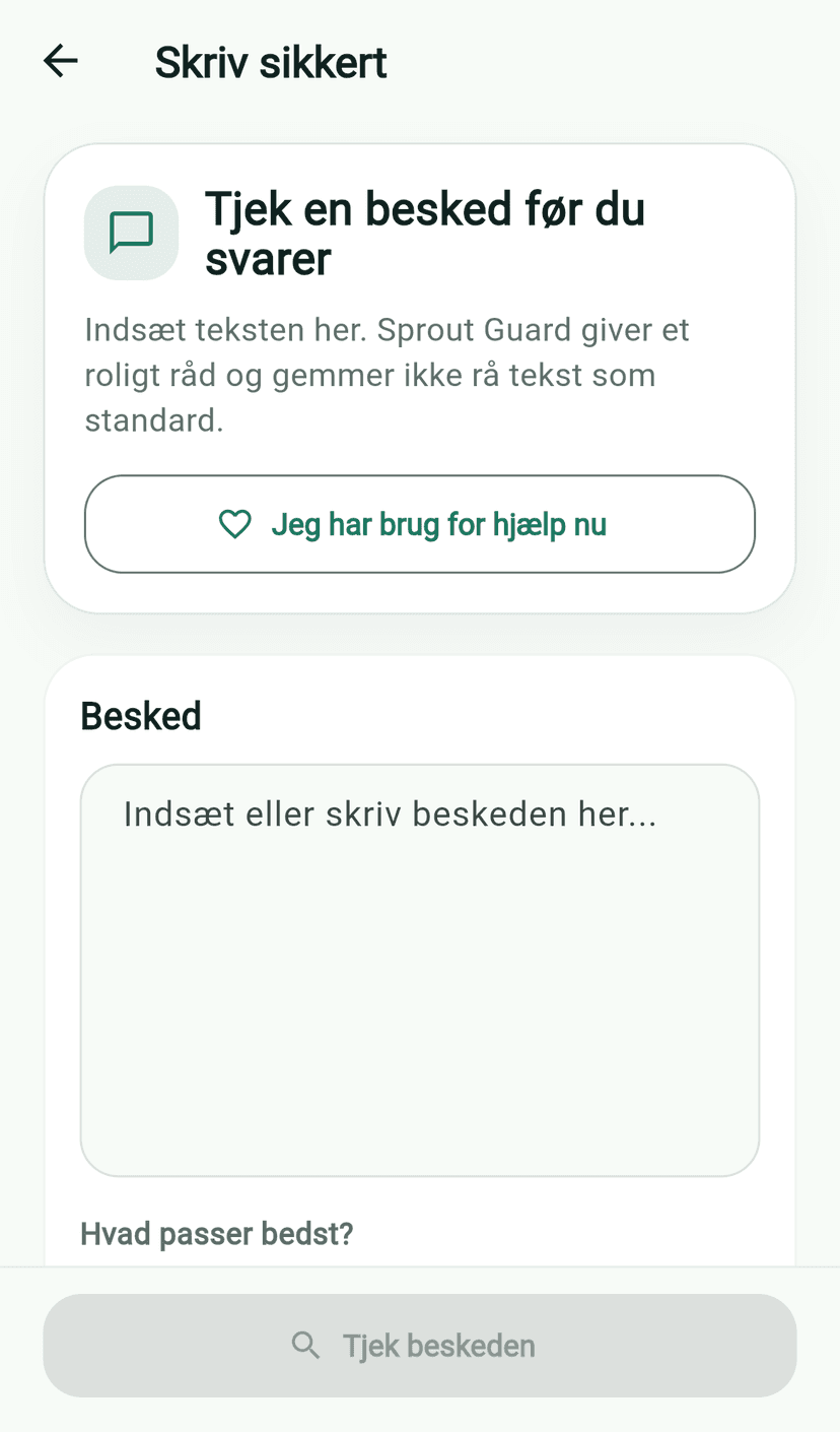 Check message